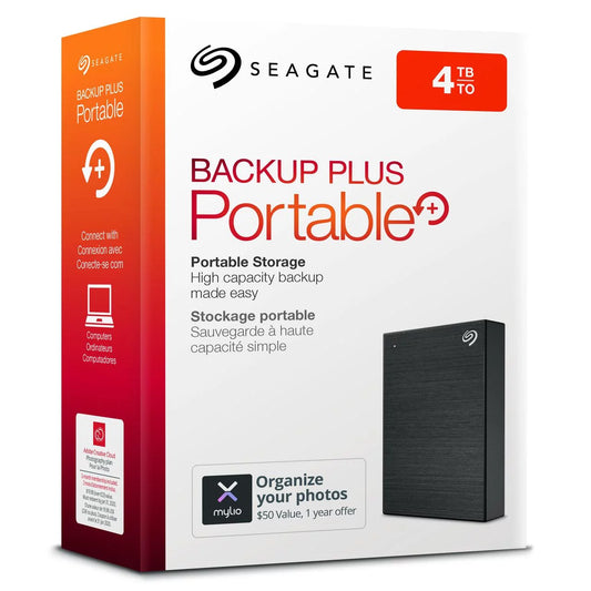 5TB Backup plus External Portable Drive USB 3.0, BLACK